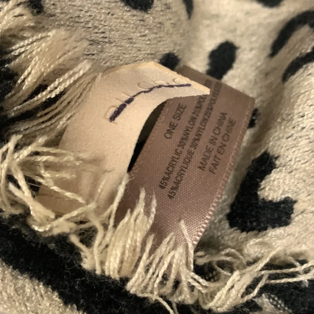 Anthropologie cheetah scarf Pilcro new without tags